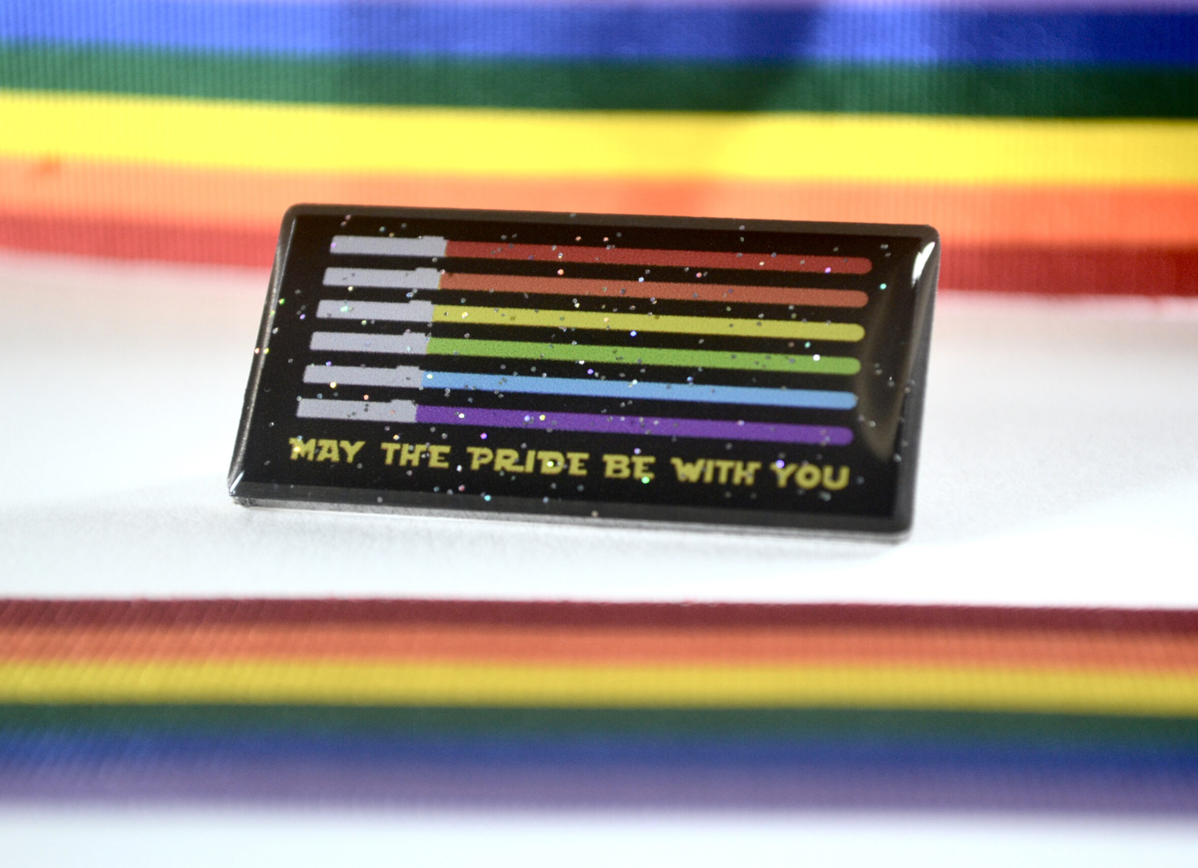 Star Wars Light Saber Pride Badge